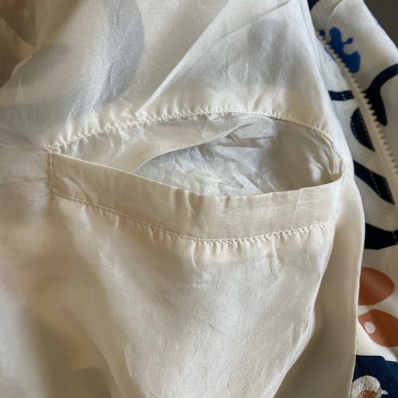 Enrico Uomo Italy Vintage Men’s African Inspired Silk Bomber Jacket 1980’s - Picture 12 of 16